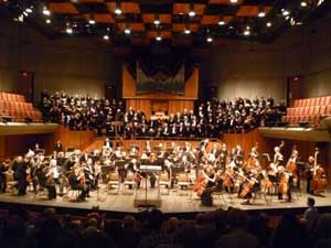 orchestra and chorus